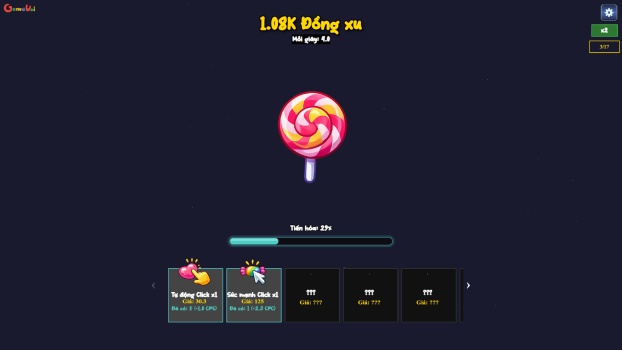 Chơi game Mở khoá kẹo viên - GameVui.vn