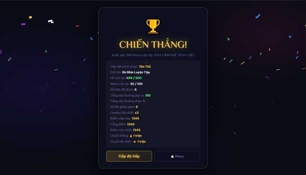 Giành chiến thắng trận chiến