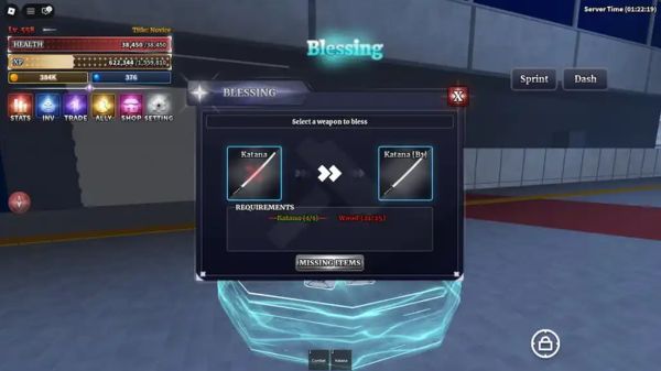 Giới thiệu về hệ thống Blessings của Sailor Piece