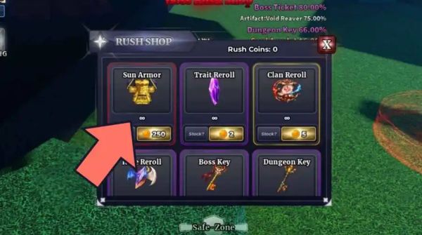 Cách nhận Sun Armor trong Sailor Piece