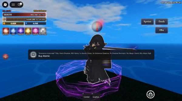 Cách sở hữu Atomic trong Sailor Piece