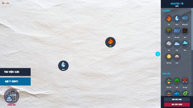 Chơi game Kết hợp nguyên tố - GameVui.vn