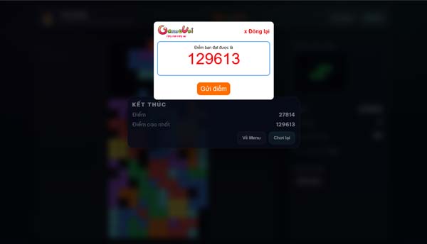 Thử thách kết thúc