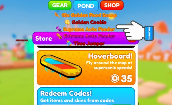 Phần thưởng đổi code