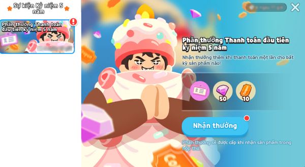 Sự kiện Phần thưởng Thanh toán đầu tiên kỷ niệm 5 năm