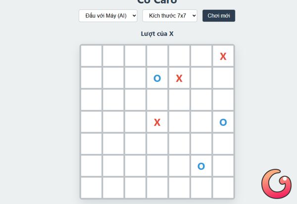 Chơi thử game cờ caro