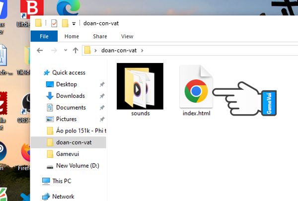 Lưu thành file index.html