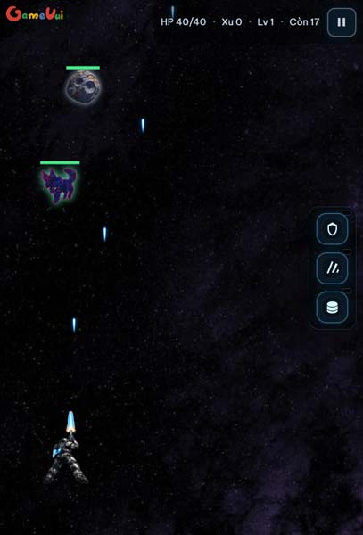 Điều khiển nhân vật di chuyển bay lượn trong không gian