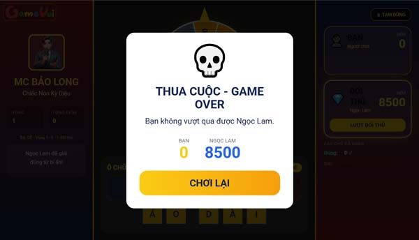 Nhanh trí trả lời trước đối thủ, nếu không bạn sẽ bị loại