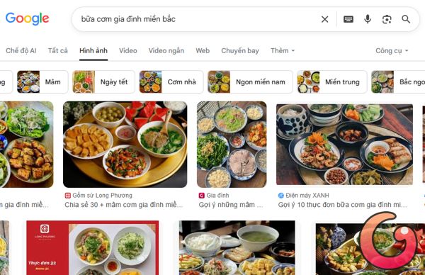 Chuẩn bị ảnh đồ ăn