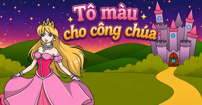 Tô màu cho công chúa