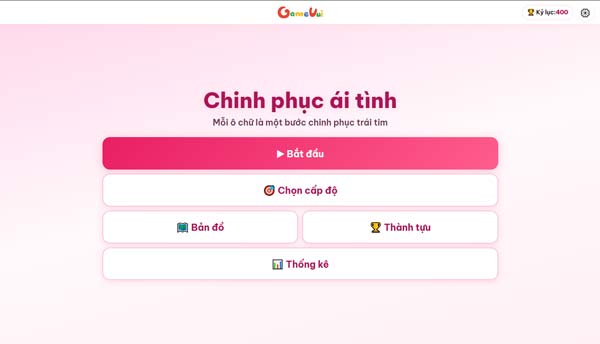 Chơi game Chinh phục ái tình - GameVui