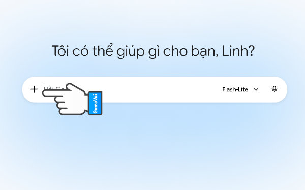 Click vào dấu công