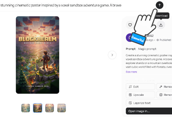 Ấn biểu tượng Download