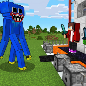 Minecraft vs Huggy