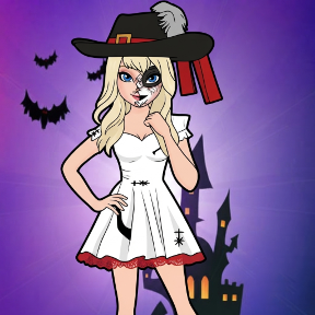 Elsa đón Halloween