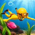Stickman khai thác đáy biển