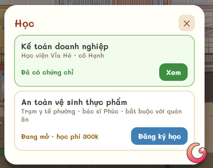 Học chứng chỉ nghề