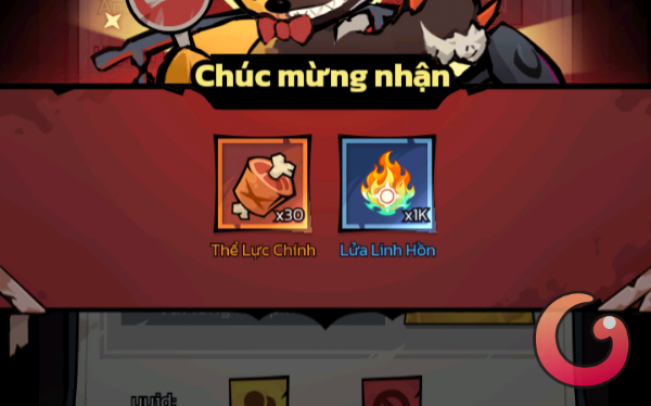 Phần thưởng đổi code