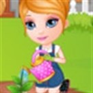 Barbie học làm vườn